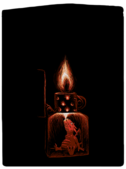 Zapaľovač pánska mikina na zips Black