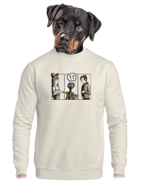 unisex mikina bez kapucne