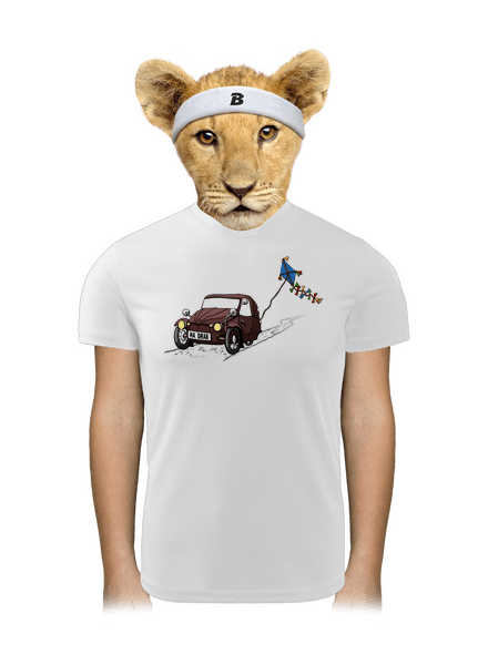 Hadrák detské športové tričko White