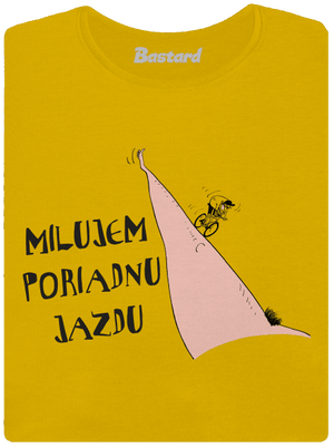 Milujem jazdu dámske tričko Yellow