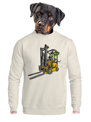 unisex mikina bez kapucne