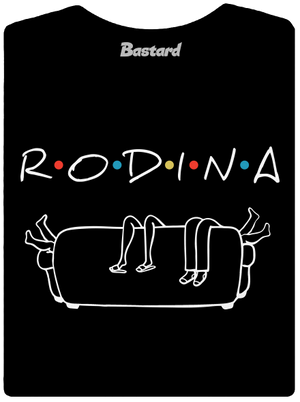 Rodina dámske tričko Black