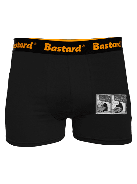 Myš na plastike boxerky Black