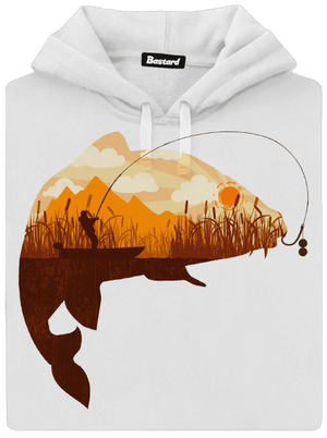 Kapitálny úlovok dámska mikina klokanka White