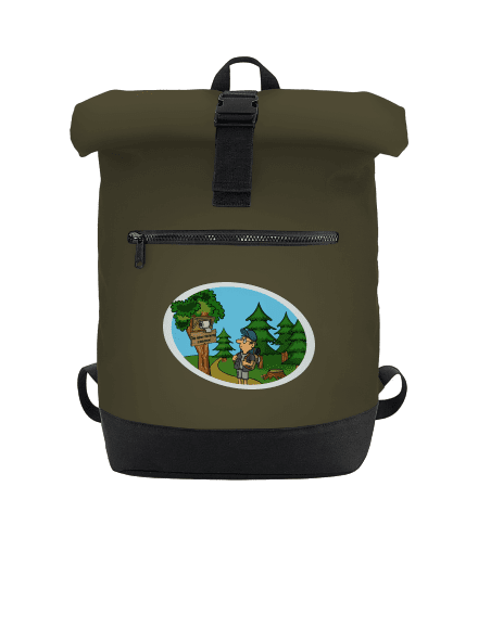 Stretnutie s medveďom batoh Military Green