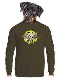 unisex mikina bez kapucne