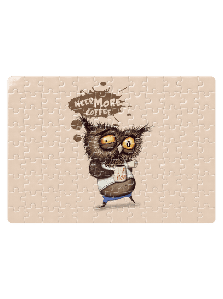Need more coffee puzzle White