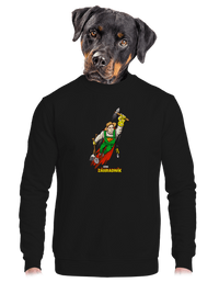 unisex mikina bez kapucne