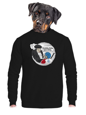 unisex mikina bez kapucne