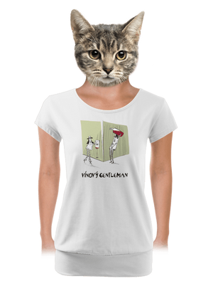 dámske tričko s lemom