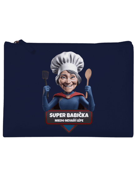 Super babička taštička French Navy