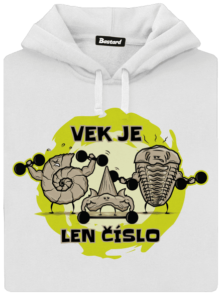 Vek je len číslo dámska mikina klokanka White