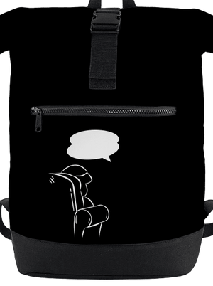 Alergény u psychológa batoh Black