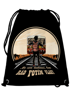 Fotím vlaky vak Black