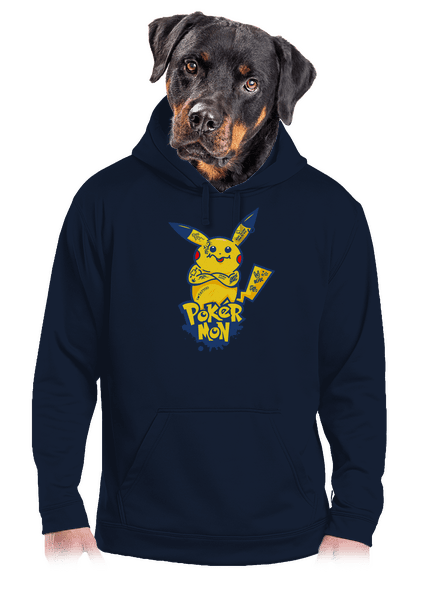 Pokérmon pánska mikina klokanka Navy