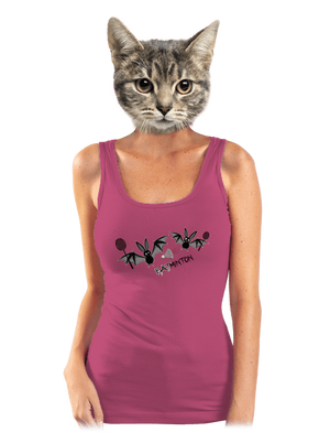 Batminton dámske tielko klasické Magenta