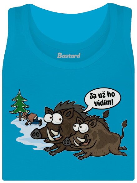 Ja už ho vidím dámske tielko klasické Blue Atol