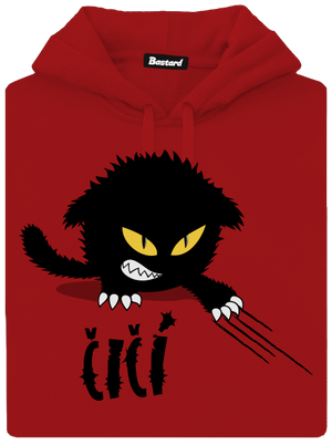 Čičina dámska mikina klokanka Red Mal