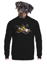 unisex mikina bez kapucne