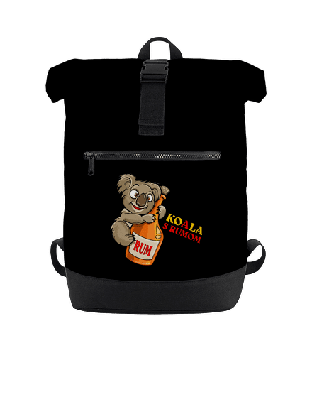 Rum s koalou batoh Black