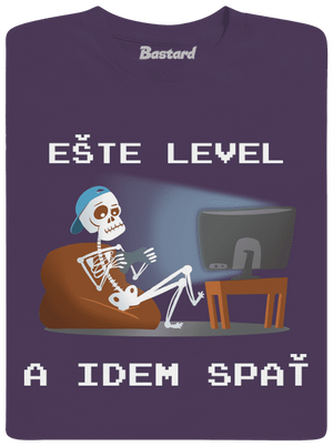 Ešte level pánske tričko Urban Purple