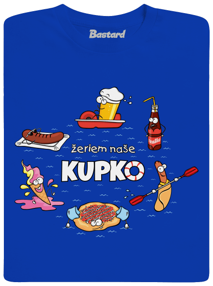Slovenské kupko detské tričko Royal Blue