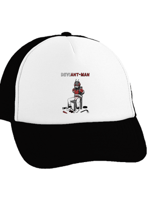 DeviAnt-man šiltovka truckerka Black cap