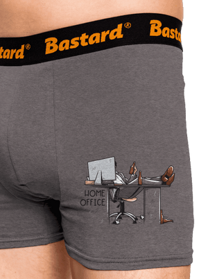 Home Office boxerky Gray Melange