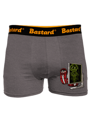 Rentgen Matriošky boxerky Gray Melange