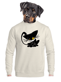 unisex mikina bez kapucne