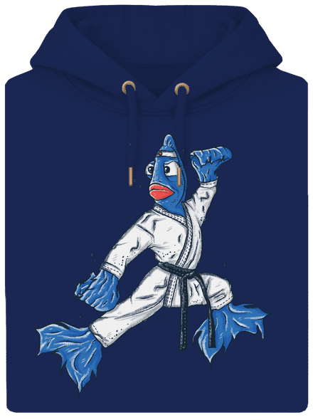 Bojovníčka unisex mikina premium Navy