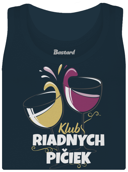 Klub riadnych pičiek dámske tielko klasické Navy