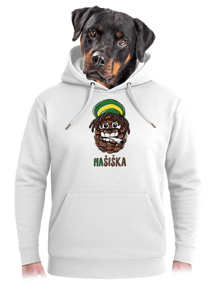 Hašiška unisex mikina premium Snowwhite