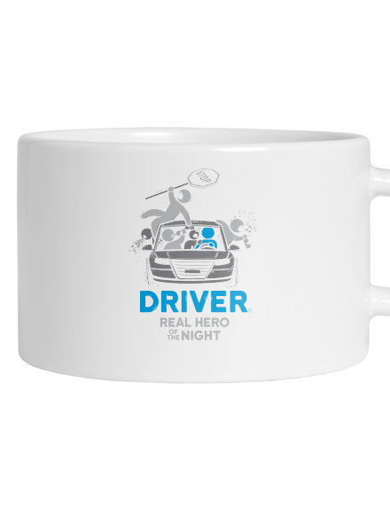 Driver hrnček makronka White