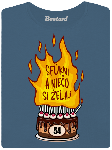 Sfúkni sviečky dámske tričko Denim