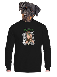 unisex mikina bez kapucne