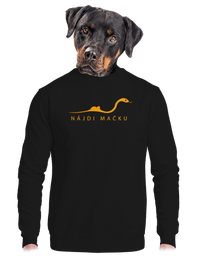 unisex mikina bez kapucne