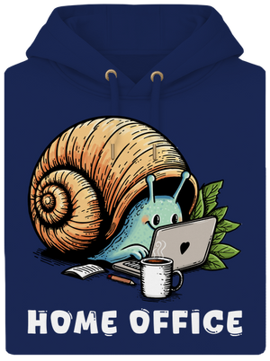 Slimákov home office unisex mikina premium Navy