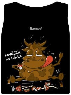 Hovädzie na hubách dámske tielko klasické Black