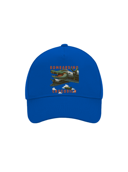 Bombardino Crocodilo – Italian Brainrot šiltovka baseballka Bright Royal