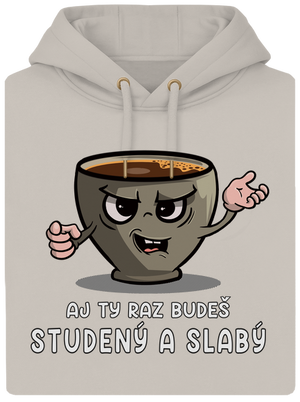 Studená káva unisex mikina premium Pastel Macchiato