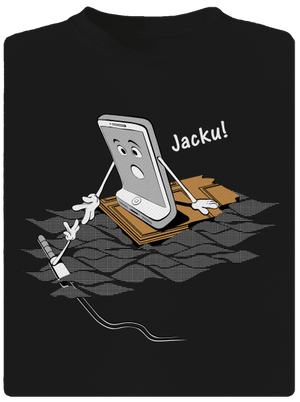 Jacku detské športové tričko Black