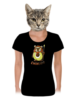 Ewokado dámske tričko Black