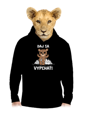 Jdi se vycpat detská mikina klokanka Black