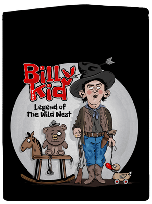Billy The Kid dámska mikina na zips Black