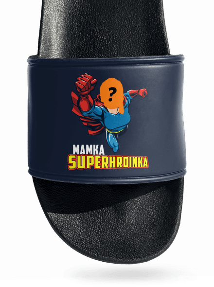 Mamka superhrdinka šľapky Navy