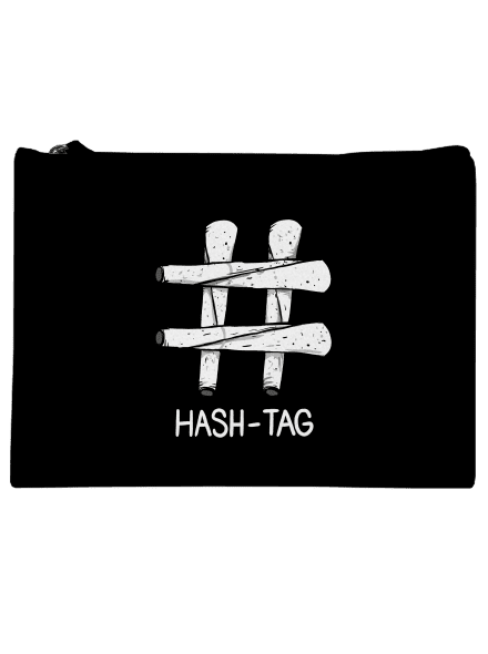 Hash tag taštička Black