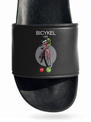Bicykel volá šľapky Black