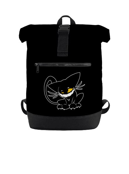 Evil cat batoh Black