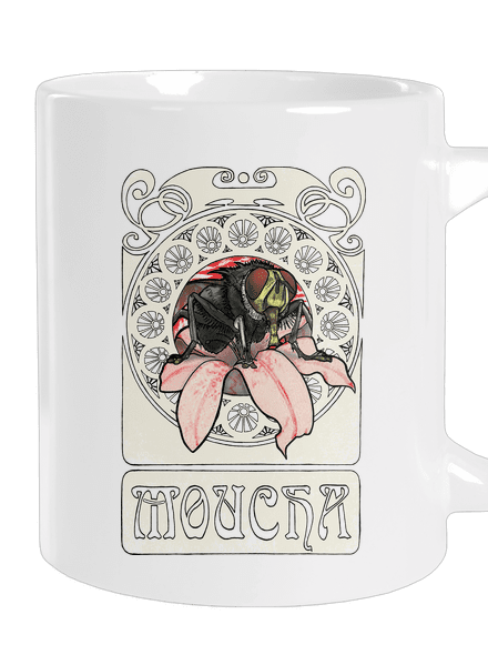 Mucha veľký hrnček White